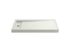 KOHLER K-9165-NY Bellwether 60" X 32" Alcove Shower Base, Left Offset Drain - Dune