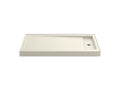 KOHLER K-9166-96 Bellwether 60" X 32" Alcove Shower Base, Right Offset Drain - Biscuit