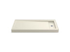 KOHLER K-9166-96 Bellwether 60" X 32" Alcove Shower Base, Right Offset Drain - Biscuit