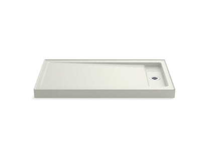 KOHLER K-9166-NY Bellwether 60" x 32" alcove shower base, right offset drain - Dune