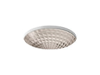 KOHLER K-2361-TG3 Kallos 16" Round Undermount Bathroom Sink, No Overflow - Translucent Doe