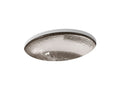 KOHLER K-2741-TG3 Whist 19" Oval Undermount Bathroom Sink, No Overflow - Translucent Doe