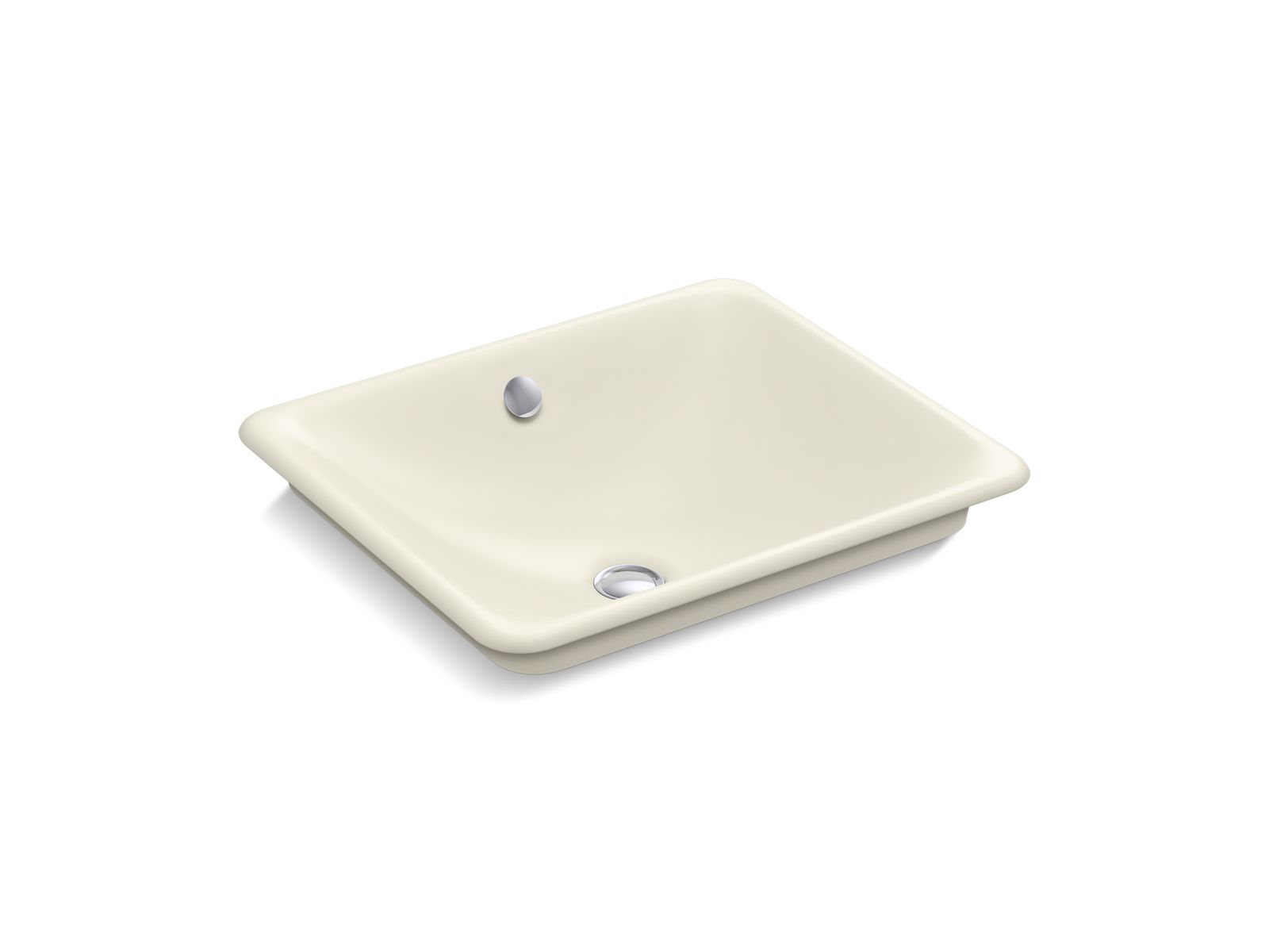KOHLER K-5400-B-96 Iron Plains 18-1/2" Rectangular Vessel Bathroom Sink - Biscuit