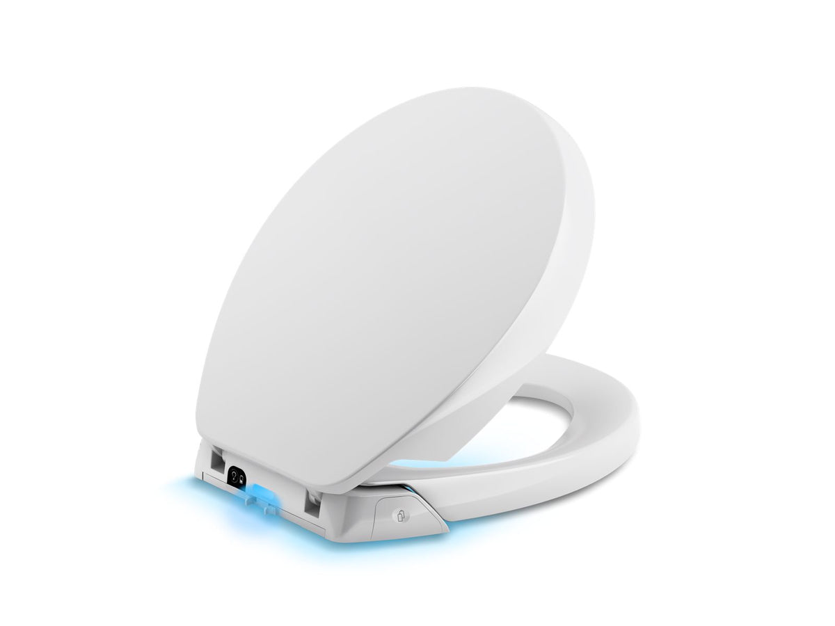 KOHLER K-5589-0 Purefresh Deodorizing Round-Front Toilet Seat - White