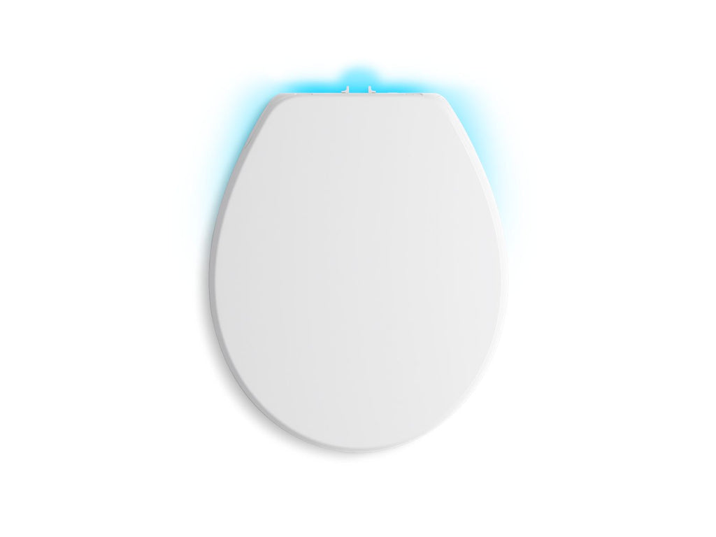 KOHLER K-5589-0 Purefresh Deodorizing Round-Front Toilet Seat - White