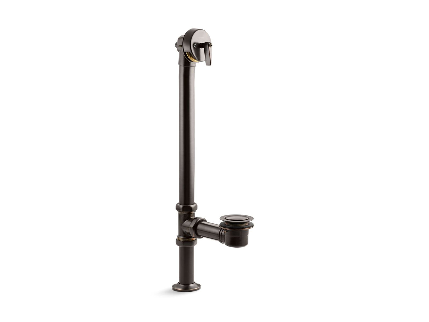 KOHLER K-7159-2BZ Artifacts 1-1/2" Pop-Up Bath Drain For Above- And Through-The-Floor Freestanding Bath Installations In Oil-Rubbed Bronze