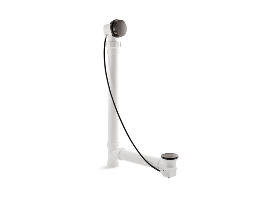 KOHLER K-7213-2BZ Clearflo Cable Bath Drain With Pvc Tubing In Oil-Rubbed Bronze