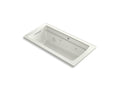 KOHLER K-1949-XHGH-NY Archer 66" X 32" Drop-In Heated Bubblemassage Air Bath With Whirlpool In Dune