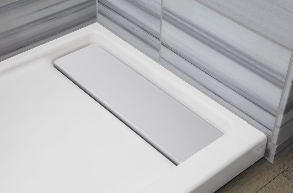KOHLER K-9164-0 Bellwether 60" X 32" Alcove Shower Base, Right Drain - White