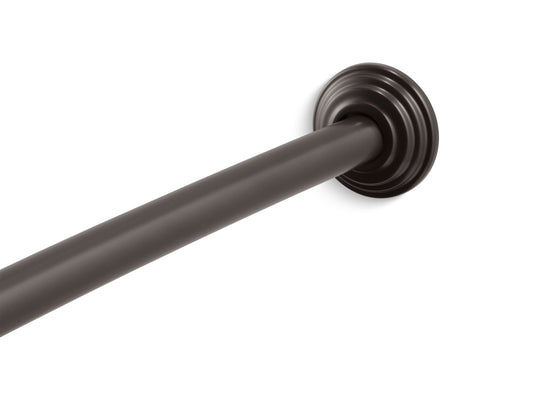 KOHLER K-9349-2BZ Expanse Curved Shower Rod - Traditional Design In Oil-Rubbed Bronze