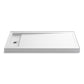 KOHLER K-9177-0 Bellwether 60" X 34" Alcove Shower Base, Left Drain In White