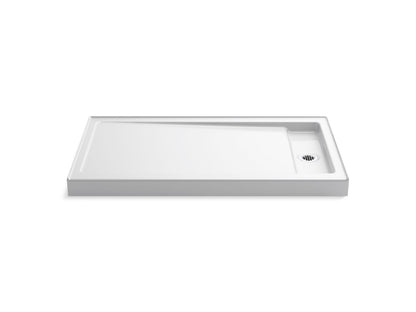 KOHLER K-9194-96 Bellwether 60" x 34" alcove shower base, right offset drain - Biscuit