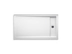 KOHLER K-9178-NY Bellwether 60" X 34" Alcove Shower Base, Right Drain - Dune