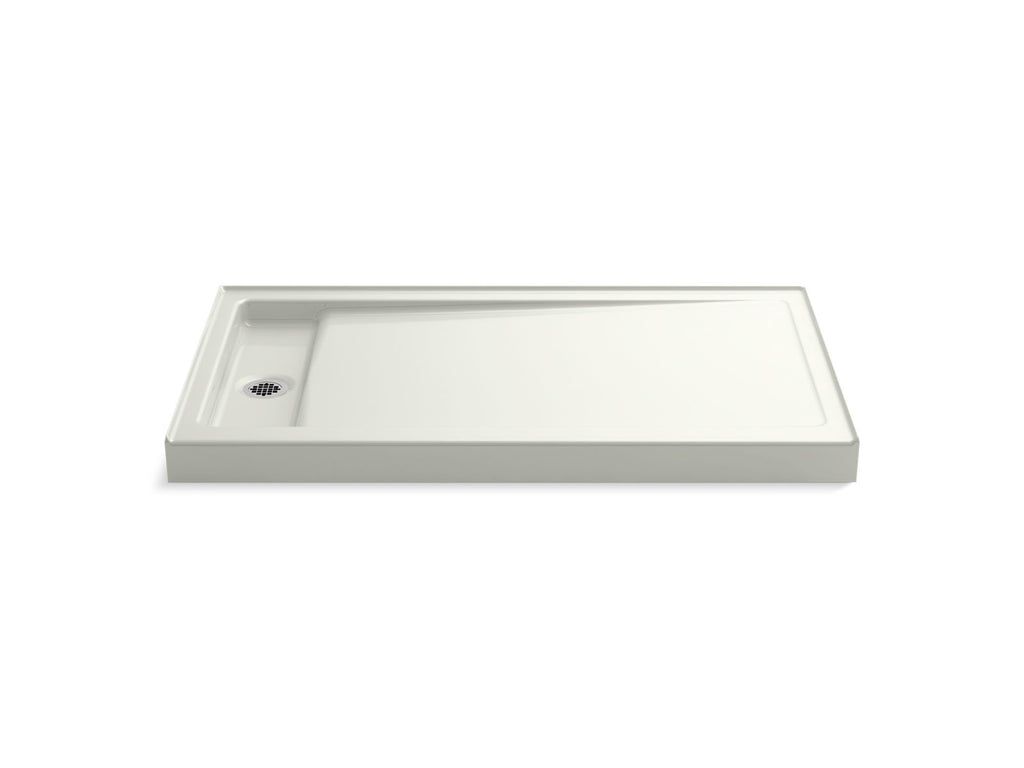 KOHLER K-9177-NY Bellwether 60" X 34" Alcove Shower Base, Left Drain - Dune