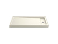 KOHLER K-9194-96 Bellwether 60" X 34" Alcove Shower Base, Right Offset Drain - Biscuit