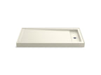 KOHLER K-9194-96 Bellwether 60" X 34" Alcove Shower Base, Right Offset Drain - Biscuit