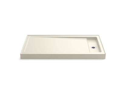 KOHLER K-9194-96 Bellwether 60" x 34" alcove shower base, right offset drain - Biscuit