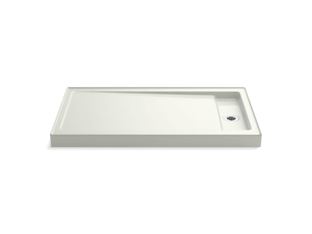 KOHLER K-9194-NY Bellwether 60" X 34" Alcove Shower Base, Right Offset Drain - Dune