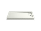 KOHLER K-9194-NY Bellwether 60" X 34" Alcove Shower Base, Right Offset Drain - Dune