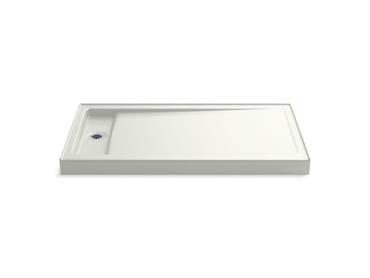 KOHLER K-9193-NY Bellwether 60" x 34" alcove shower base, left offset drain - Dune