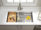 KOHLER K-5542-0 Multipurpose Grated Rack - White