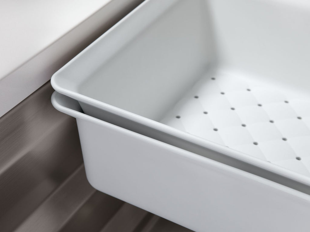 KOHLER K-5544-0 Prolific Colander And Wash Bin - White