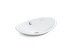 KOHLER K-5403-W-FF Iron Plains 20-3/4" Oval Vessel Bathroom Sink - Sea Salt