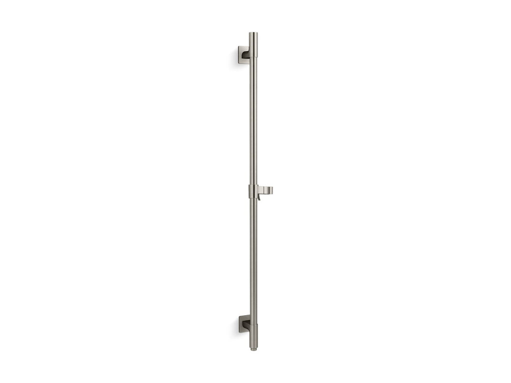 KOHLER K-98344-BN Awaken 42" Deluxe Slidebar With Integrated Water Supply - Vibrant Brushed Nickel