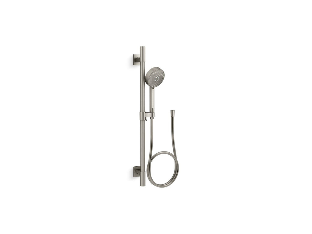 KOHLER K-99242-Y-2MB Awaken G110 30" Deluxe Four-Function Handshower Kit, 2.5 Gpm - Vibrant Brushed Moderne Brass