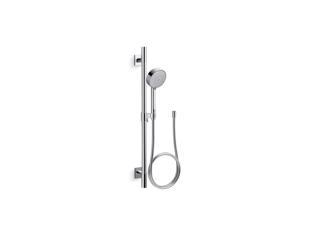 KOHLER K-99242-Y-CP Awaken G110 30" Deluxe Four-Function Handshower Kit, 2.5 Gpm - Polished Chrome