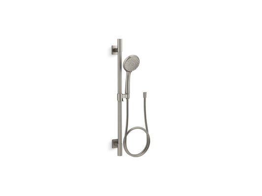 KOHLER K-99243-G-BN Awaken B110 24" Deluxe Three-Function Handshower Kit, 1.75 Gpm In Vibrant Brushed Nickel