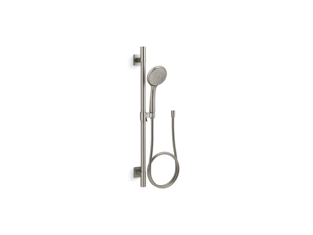 KOHLER K-99898-Y-BL Awaken G110 42" Deluxe Four-Function Handshower Kit, 2.5 Gpm - Matte Black