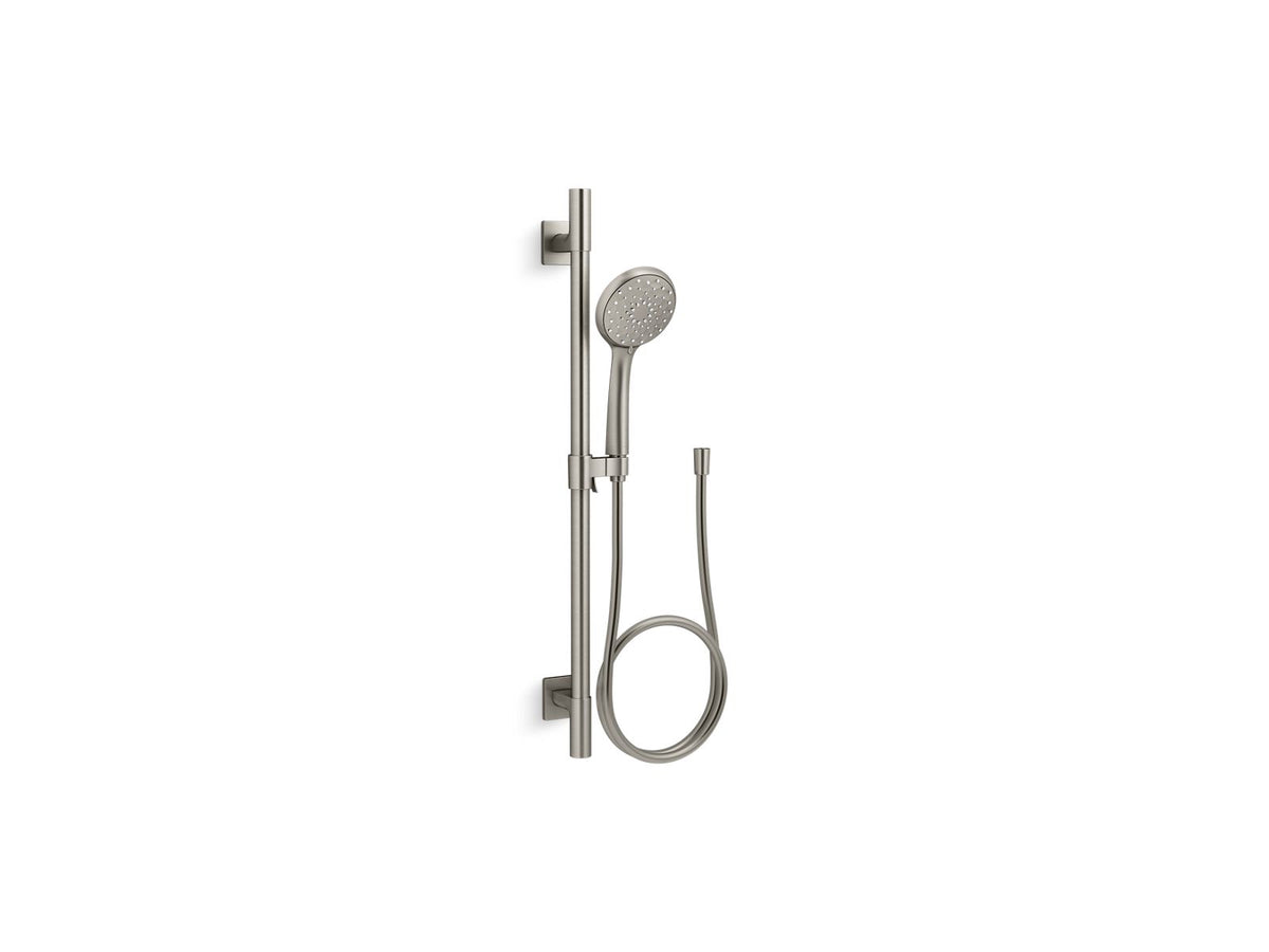 KOHLER K-99243-Y-BN Awaken B110 30" Deluxe Four-Function Handshower Kit, 2.5 Gpm - Vibrant Brushed Nickel