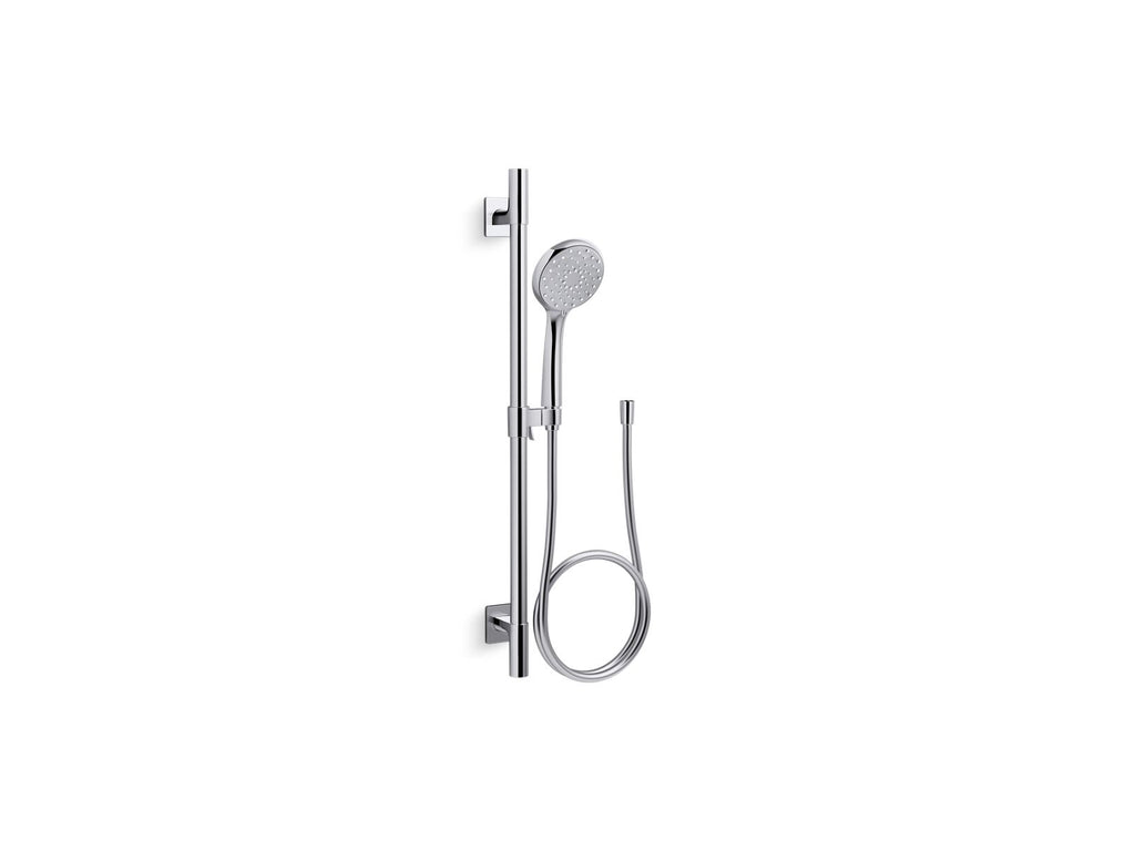 KOHLER K-99243-Y-CP Awaken B110 30" Deluxe Four-Function Handshower Kit, 2.5 Gpm - Polished Chrome