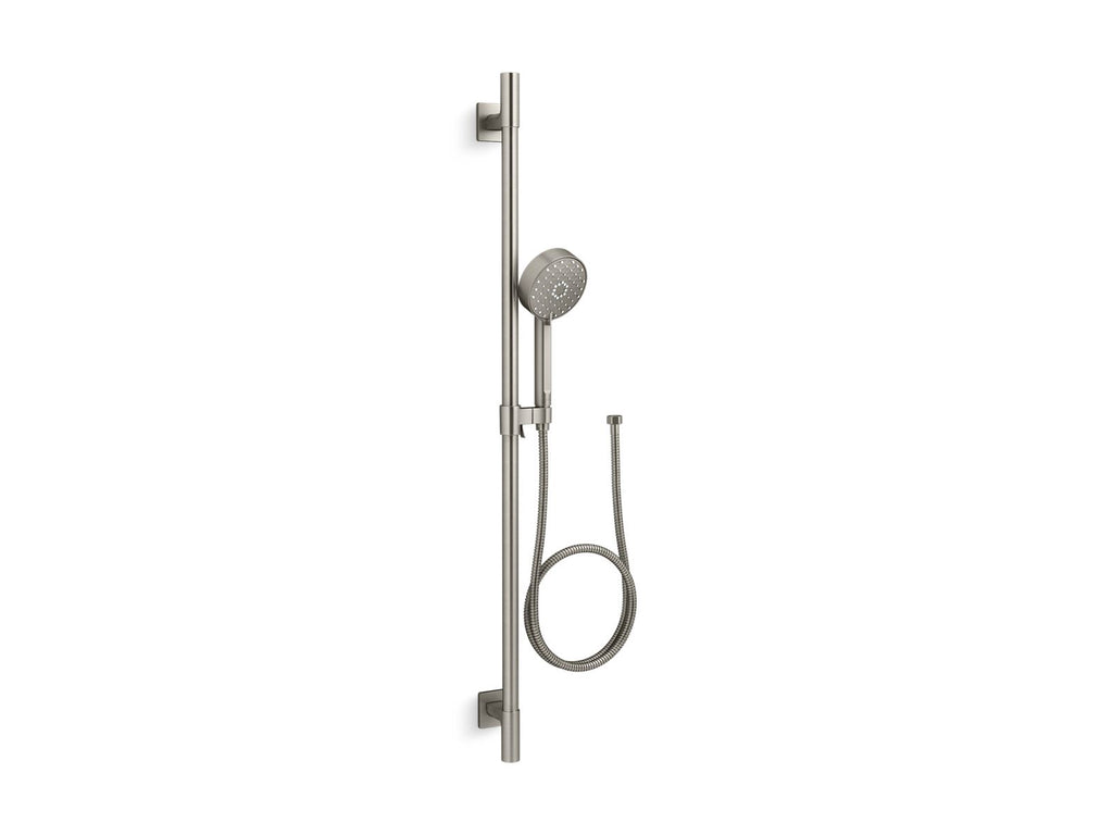 KOHLER K-99898-Y-BN Awaken G110 42" Deluxe Four-Function Handshower Kit, 2.5 Gpm - Vibrant Brushed Nickel