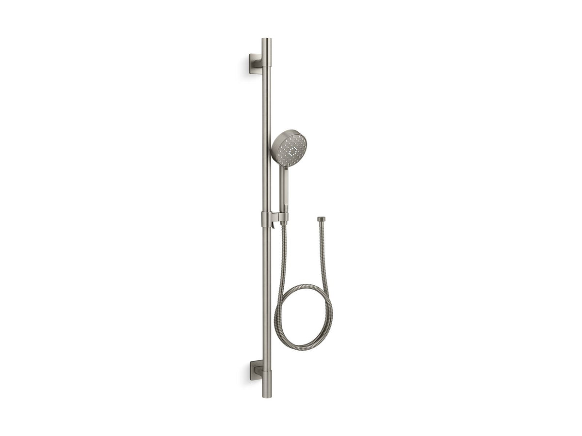 KOHLER K-99898-Y-BN Awaken G110 42" Deluxe Four-Function Handshower Kit, 2.5 Gpm - Vibrant Brushed Nickel