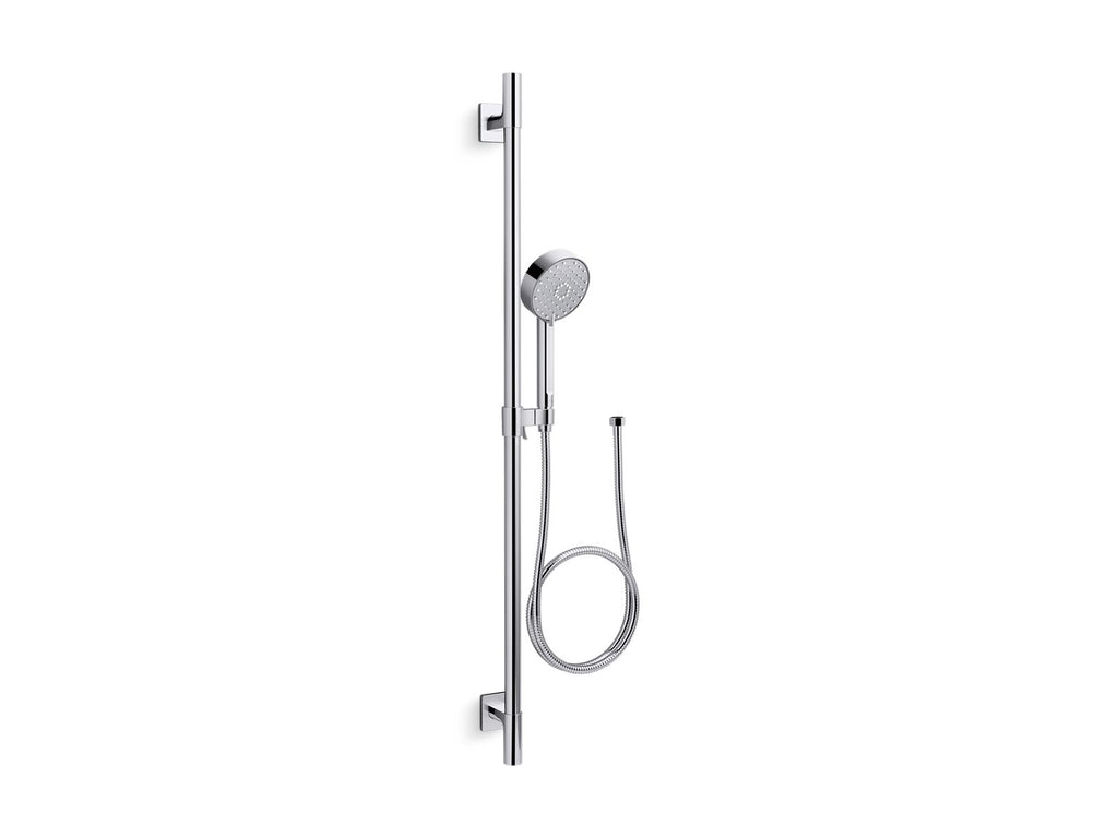 KOHLER K-99898-G-2MB Awaken G110 42" Three-Function Handshower Kit, 1.75 Gpm - Vibrant Brushed Moderne Brass