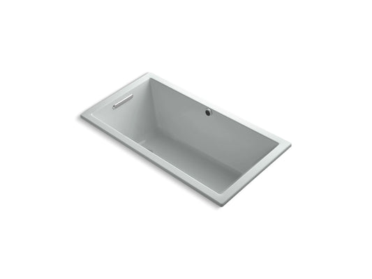 KOHLER K-1130-W1-95 Underscore 60" X 32" Drop-In Bath With Bask Heated Surface In Ice Grey