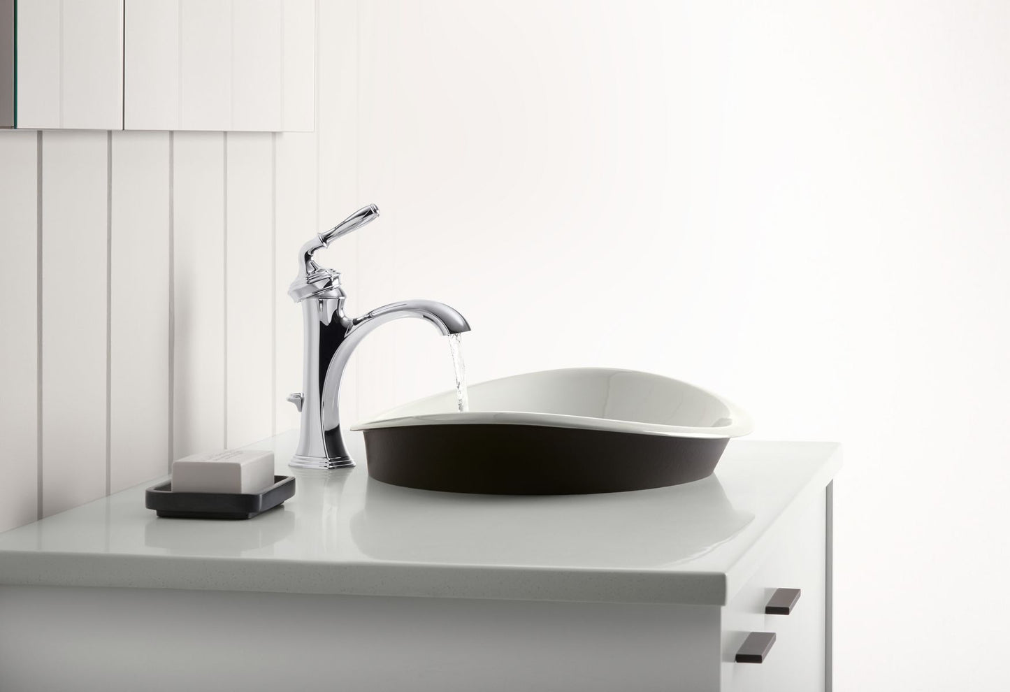 KOHLER K-5403-P5-96 Iron Plains 20-3/4" oval vessel bathroom sink - Biscuit