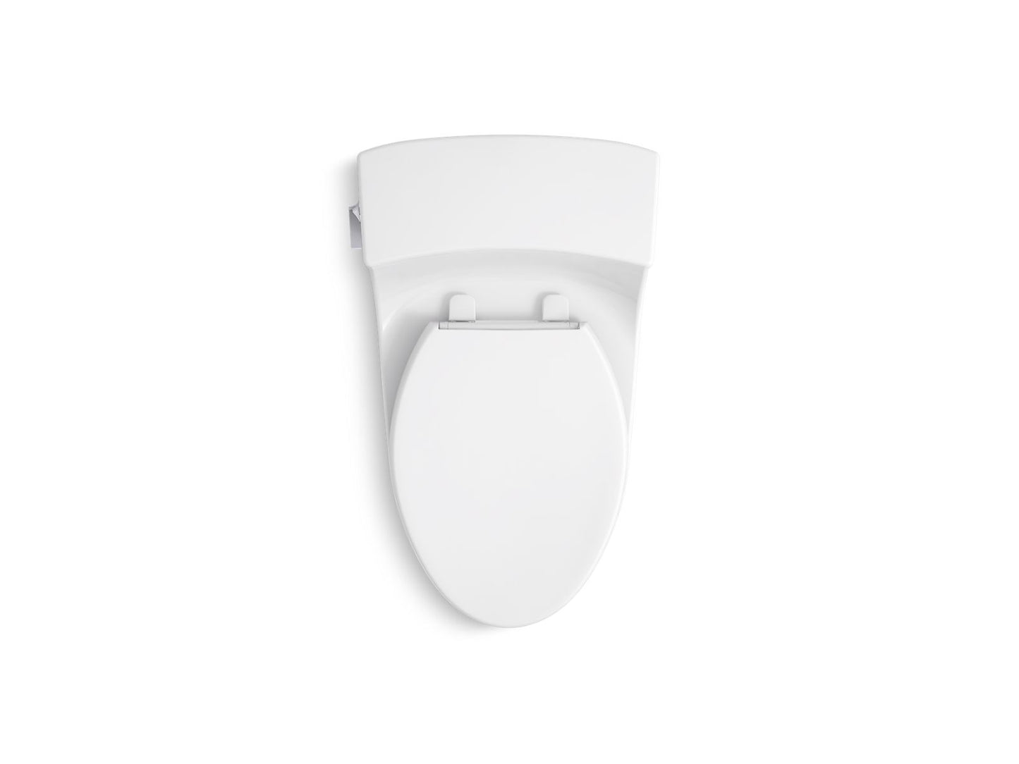 KOHLER K-5172-0 San Souci One-Piece Compact Elongated Toilet With Concealed Trapway, 1.28 Gpf In White