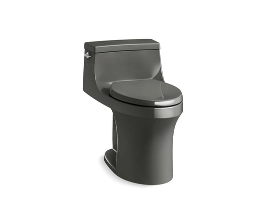 KOHLER K-5172-58 San Souci One-Piece Compact Elongated Toilet With Concealed Trapway, 1.28 Gpf In Thunder Grey