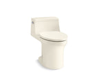 KOHLER K-5172-96 San Souci One-Piece Compact Elongated Toilet With Concealed Trapway, 1.28 Gpf - Biscuit
