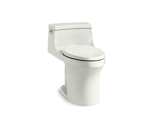 KOHLER K-5172-NY San Souci One-Piece Compact Elongated Toilet With Concealed Trapway, 1.28 Gpf In Dune