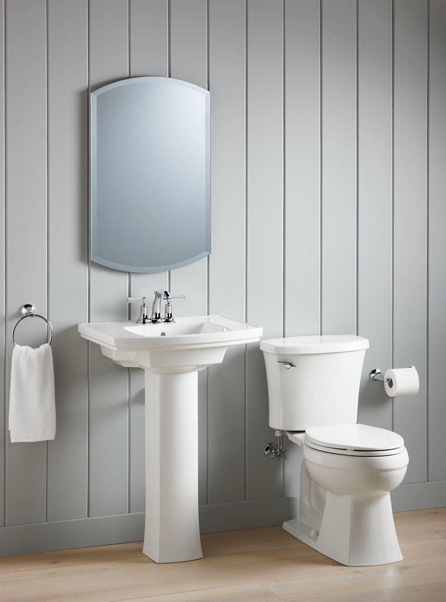 KOHLER K-3073-NA Archer 20" W X 31" H Aluminum Single-Door Medicine Cabinet, Beveled Edges