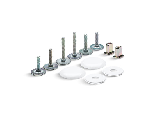 KOHLER K-5420-0 Clean Caps Low-profile toilet bolt caps - White