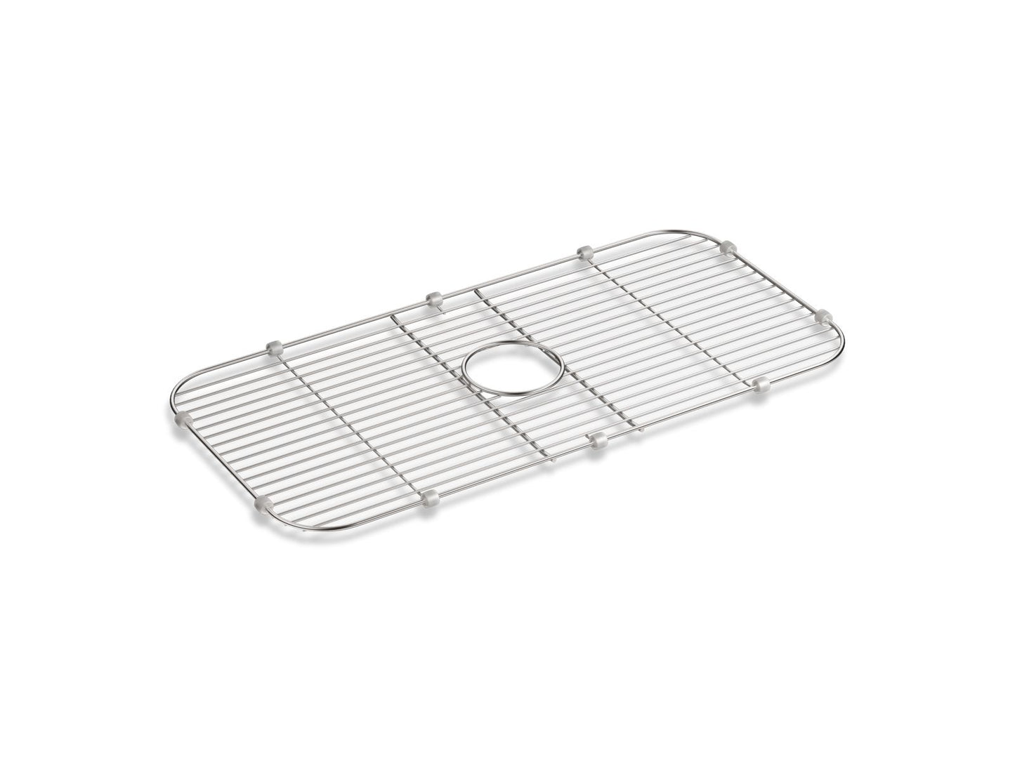 KOHLER K-5474-ST Undertone Stainless steel sink rack, 27-7/8" x 13-7/8" for K-5290-NA Undertone and K-5290-HCF Undertone Preserve sinks - Stainless Steel