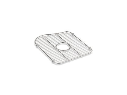KOHLER K-5119-ST Staccato Stainless steel large sink rack, 13" x 15-3/4", for left-hand bowl - Stainless Steel