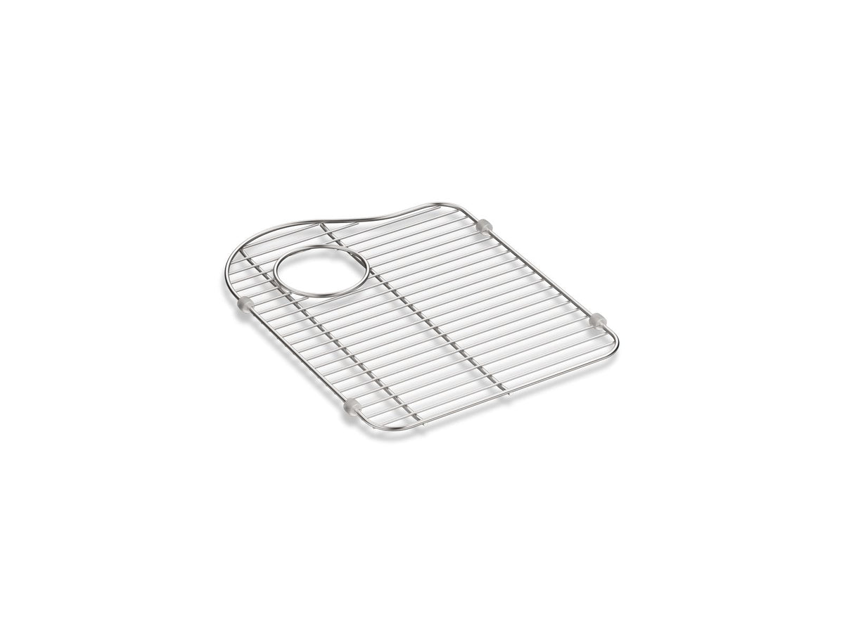 KOHLER K-5133-ST Hartland Stainless Steel Sink Rack, 13-1/8" X 16-7/8", For Left-Hand Bowl - Stainless Steel