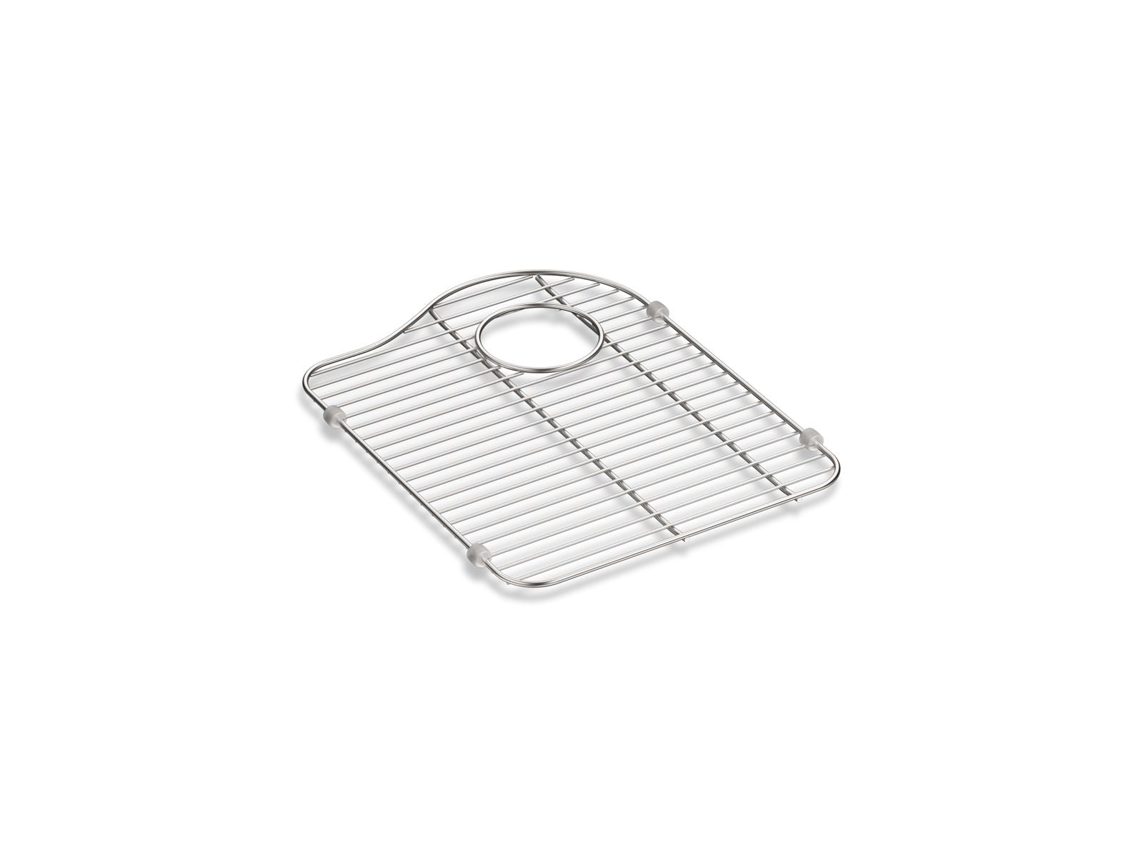 KOHLER K-5135-ST Hartland Stainless Steel Sink Rack, 13-1/8" X 16-7/8", For Right-Hand Bowl - Stainless Steel