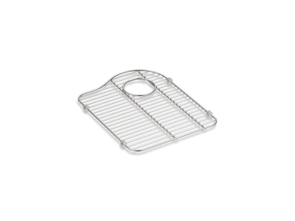 KOHLER K-5135-ST Hartland Stainless Steel Sink Rack, 13-1/8" X 16-7/8", For Right-Hand Bowl - Stainless Steel